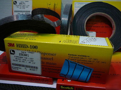 New 3M cable & wire wrap (4 rolls) plus dispenser- 