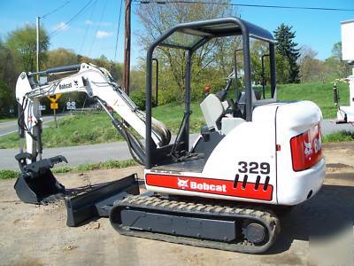 2007 bobcat 329G mini excavator 1071 hrs very nice 