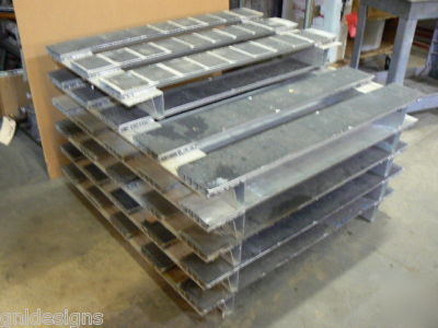 6 solid aluminum shipping pallets (5) 44