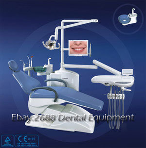 Complete dental unit(chair) with curing light&scaler