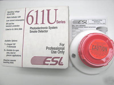 Ge security/sentrol/esl 611UT smoke detector /nos