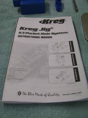 Kreg K3 master pocket hole jig system with extra's