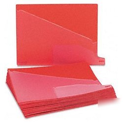 New end tab vinyl outguides, bottom tab printed 
