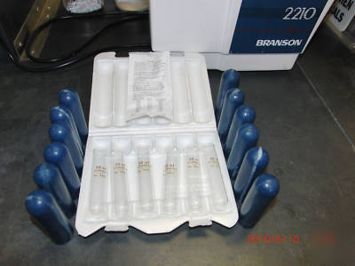 Six corning corex 30 ml glass centrifuge tubes