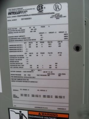 Trane 30 ton chiller