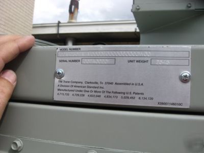 Trane 30 ton chiller