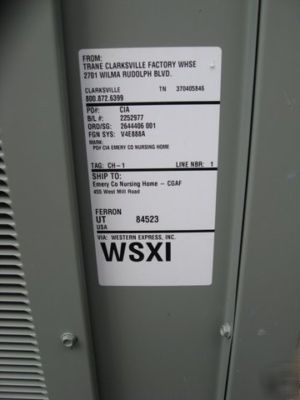 Trane 30 ton chiller