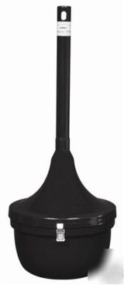 Ex-cell smokers' oasis cigarette receptacle - blk
