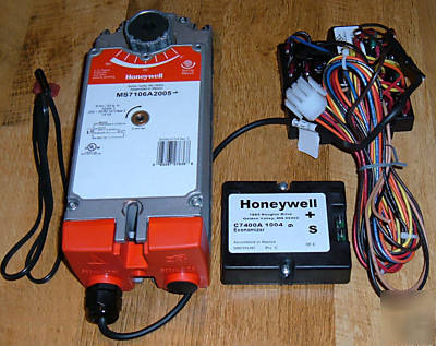 Honeywell economizer controller/actuator/sensor set