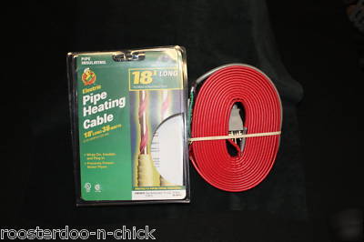 New insulation heat heating pipe tape 18' 