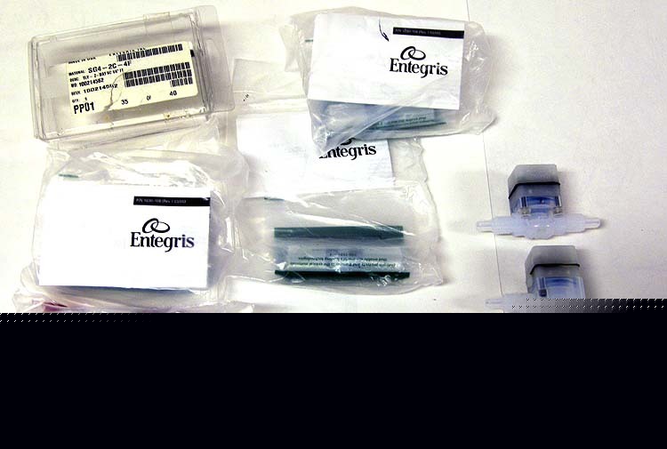 New lot 8 entegris pneumatic teflon valve union tube 