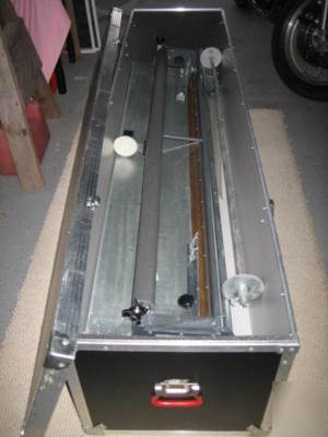 Wallpaper paste machine w/counter&case paste-mate 56 