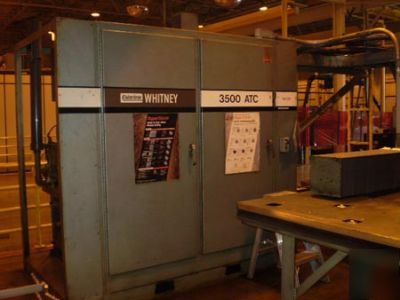 40 ton whitney #3500 turret punch with plasma
