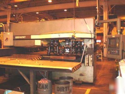 40 ton whitney #3500 turret punch with plasma