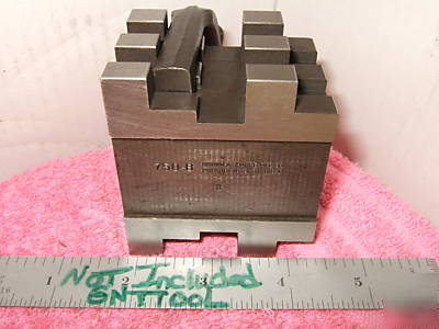 Brown&sharpe 750 b matched pair v-block hardened clamp 