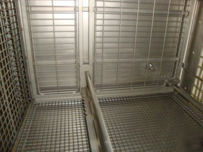 Monkey or large animal stainless steel cage nice
