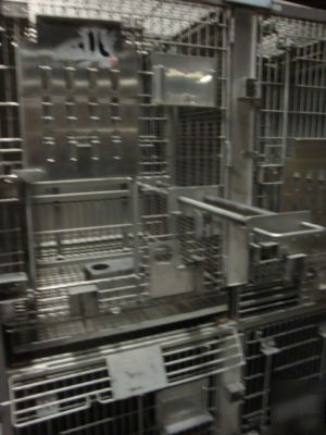 Monkey or large animal stainless steel cage nice