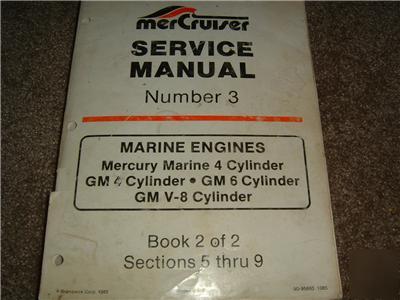 Mercury 4,6,8 cylinder book 2 of 2 service manual
