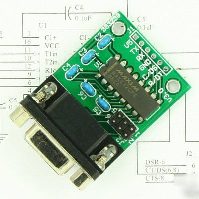 RS232 ttl converter/adapter kit MAX232 for avr/pic/gps
