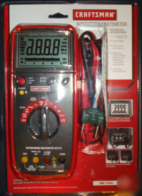 New craftsman 9 function autoranging multimeter 82175 