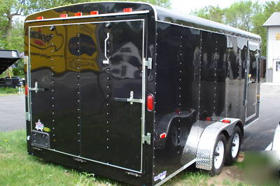 2010 16FT cargo trailer, ramp door, motorcycle trailer