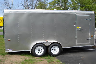 2010 16FT cargo trailer, ramp door, motorcycle trailer