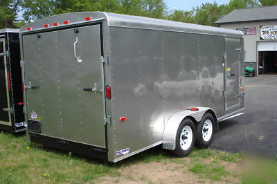 2010 16FT cargo trailer, ramp door, motorcycle trailer