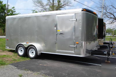 2010 16FT cargo trailer, ramp door, motorcycle trailer