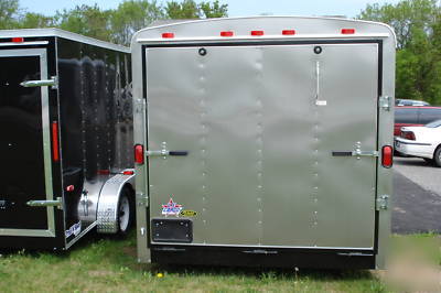 2010 16FT cargo trailer, ramp door, motorcycle trailer