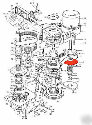 32MM adjustable vari-disc pulley mh.VS005 milling head