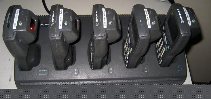 5X motorola hdt-515N handheld data term barcode scanner