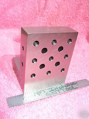 Angle plate toolmaker machinist hardened vintage 1/4X20