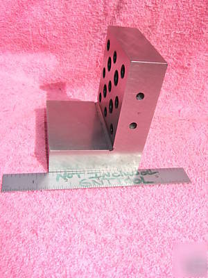 Angle plate toolmaker machinist hardened vintage 1/4X20