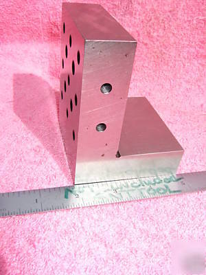 Angle plate toolmaker machinist hardened vintage 1/4X20