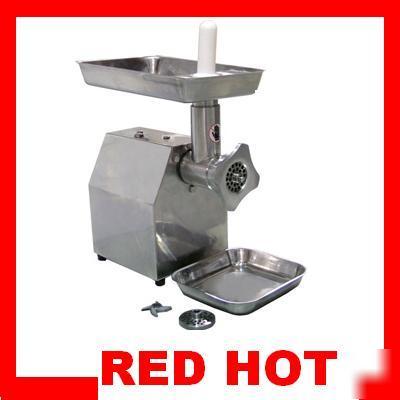 Fma heavy duty #12 7/8 hp stainless steel meat grinder 