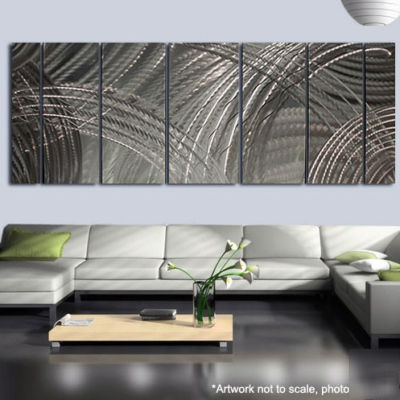 Modern decor massive metal abstract wall art sculpture