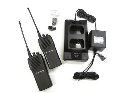 Motorola GP350 uhf 16 channel radio w/charger-battery