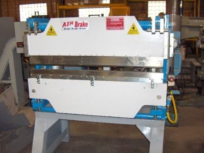 New 4' x 24 ton air operated press brake, , 1 year wrnty