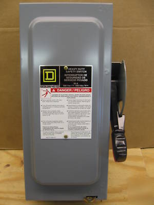 New square d H361 heavy duty 30AMP 600V disconnect ** **