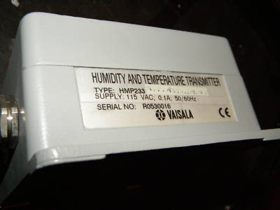 Vaisala HMP233 humidity temperature transmitter no disp