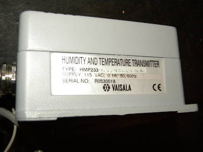Vaisala HMP233 humidity temperature transmitter no disp