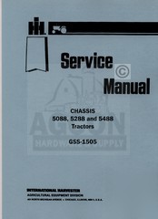 International 5088, 5288 & 5488 tractor service manual