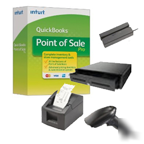 New complete quickbooks pos pro 9.0 computer system - 
