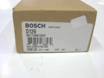 Bosch radionics D129 dual class a fire loop