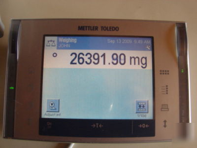 Mettler toledo XP105DR analytical balance lightly used