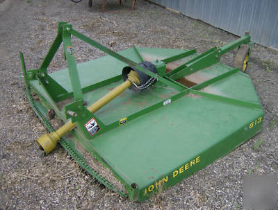 John deere 613 6' rotary mower 3 pt. very good cond 72