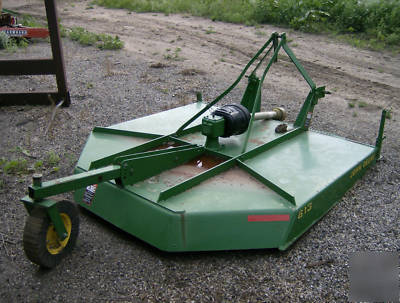 John deere 613 6' rotary mower 3 pt. very good cond 72