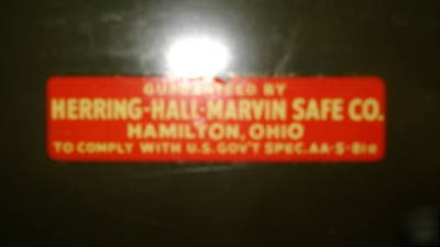 Reduced large floor safe- herring-hall-marvin safe co