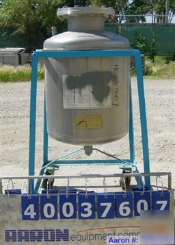 Used- o.g. kelley co. pressure tank, 55 gallon, 304 sta