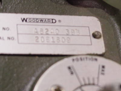 Woodward governor A8240 329 detroit diesel 8V71T